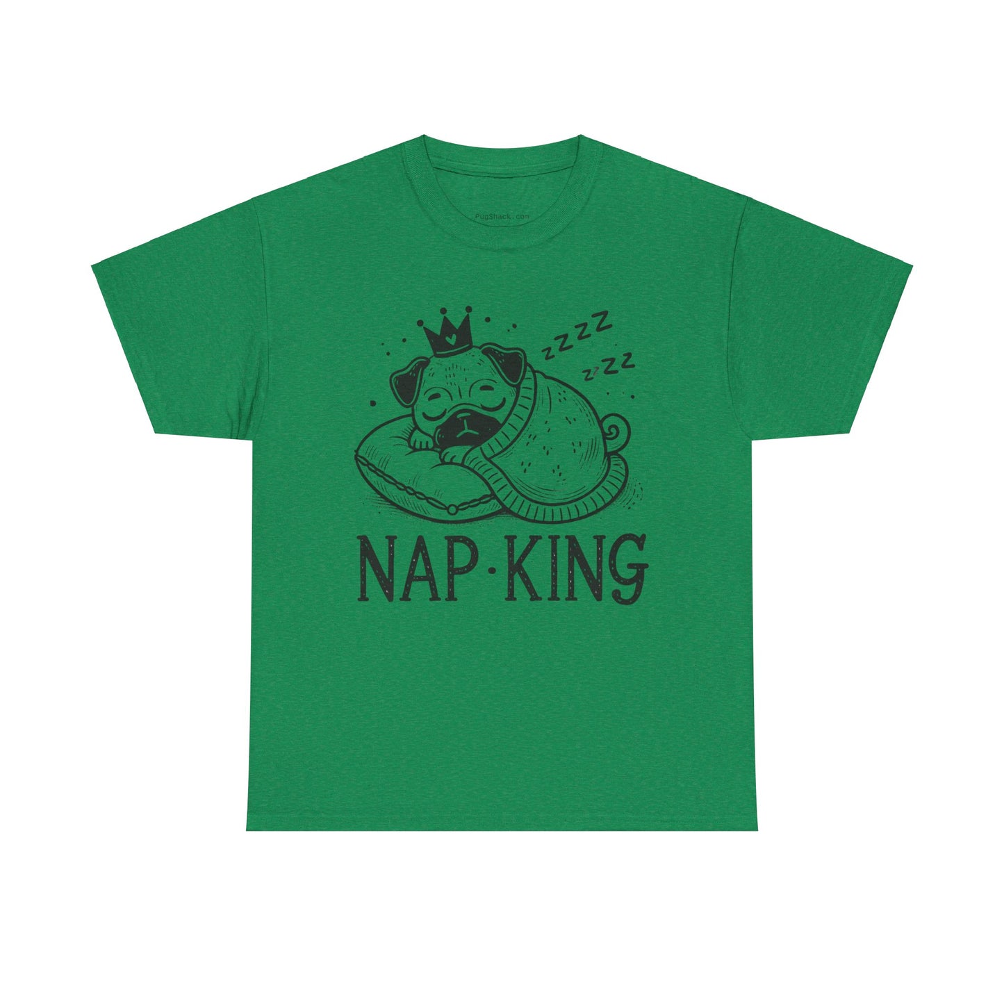 Nap King Unisex Heavy Cotton Tee - Perfect Gift for Dog Lovers