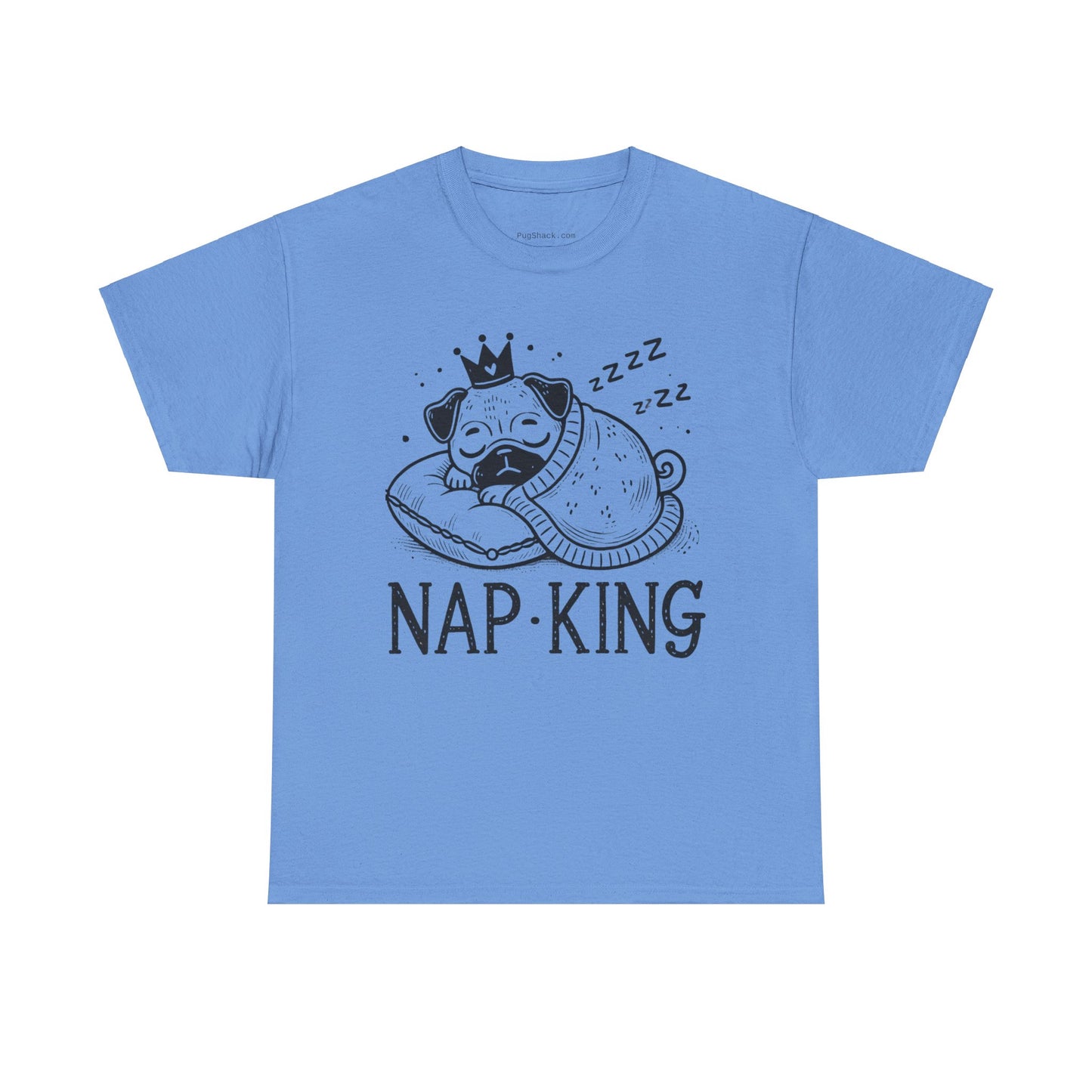 Nap King Unisex Heavy Cotton Tee - Perfect Gift for Dog Lovers