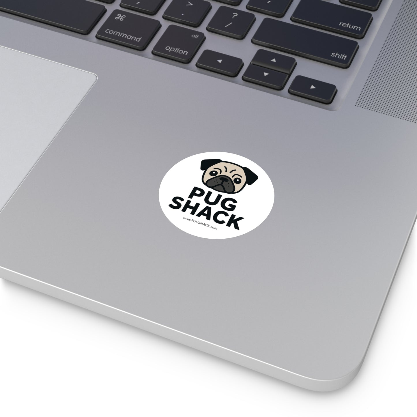 Pug Shack Vinyl Stickers, Cute Dog Stickers, Pet Lover Gifts, Fun Decor, Car or Laptop Stickers